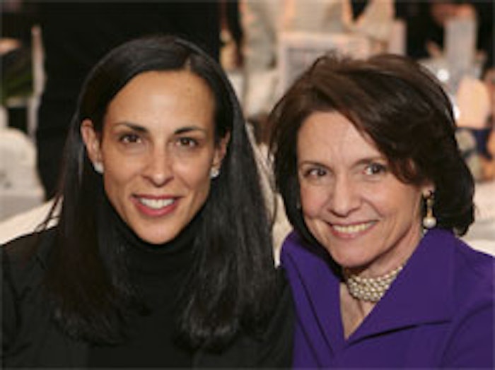 Jill Scalamandre, senior vice president, global beauty brand for Avon and CEW board member; and Carlotta Jacobson, president of CEW at New York's Altman Building for CEW’s Beauty Awards.