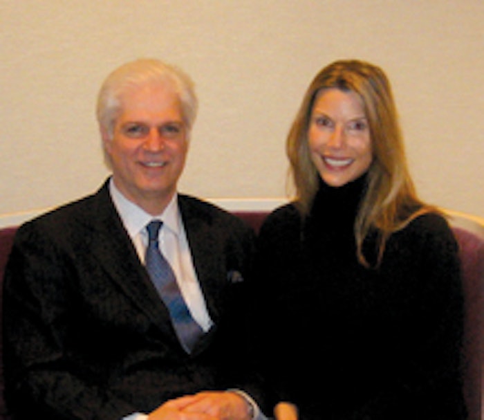 Steven Victor, dermatologist and founder of Steven Victor Cosmeceuticals, and Anna Rhodes, president and co-founder of the same, launched stevenvictormd: Beauty Through Science at Saks Fifth Avenue.