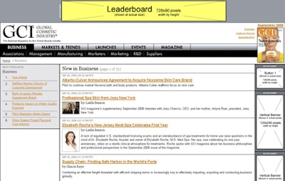 GCI Leaderboard Ad