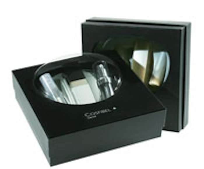 Cosfibel Group's thermoformed coffret, the Bombox.