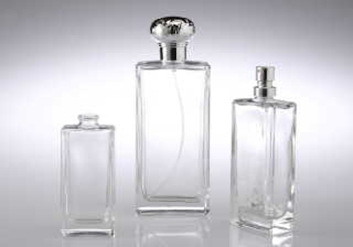 The Cosmetic Packaging Group introduced the Hera Collection of flint glass bottles.