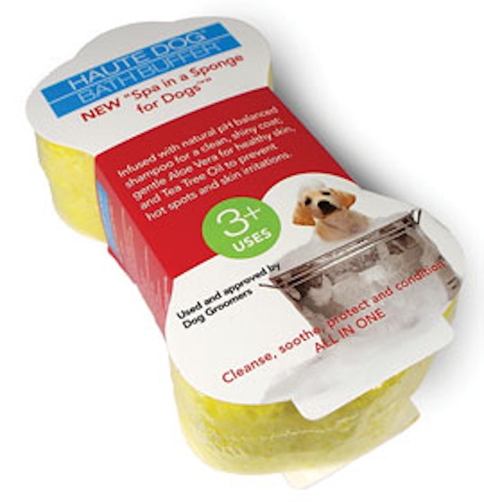 Spongeables' Haute Dog Bath Buffer