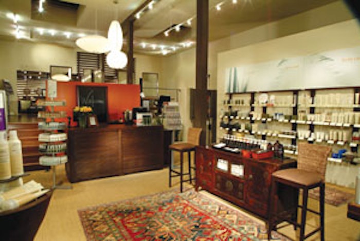 Aveda’s spa retail environment strives to create added value at multiple stages of the customer journey.