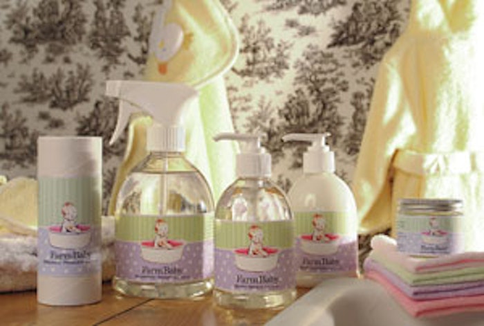 Sweet Grass Farm launched its FarmBaby line last spring, with the goal to provide affordable, natural baby care to eco-conscious moms.