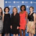 Future of Beauty: (from left) Mariangela Gisonda (The NPD Group, Inc.), Marta Cammarano (Intercos USA), Lezlee Westine (Personal Care Products Council), Nichole Kirtley (L’Oréal USA), Jennifer King (Firmenich, Inc.) , Beatriz Loizillon (Estée Lauder Companies).