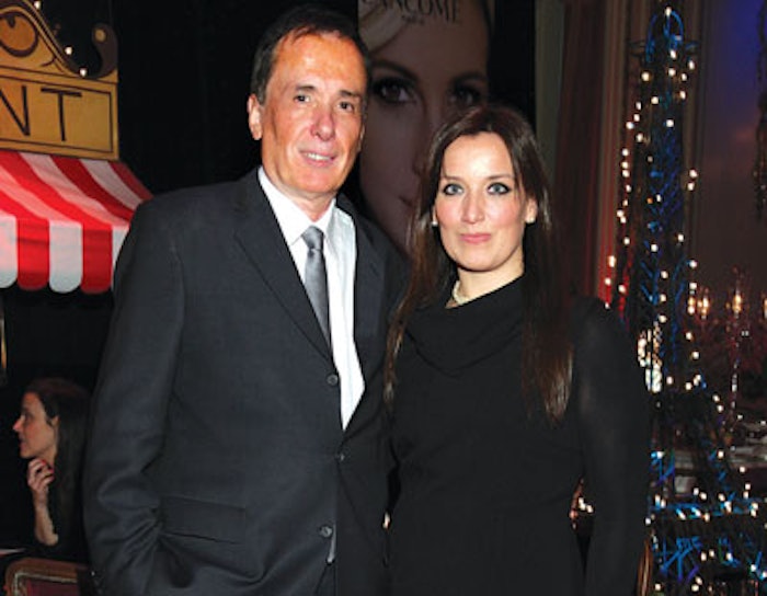 Lancôme’s Valentín González, luxury products division director; and Valeria González, manager, Argentina, celebrate the brand’s 75th anniversary and 67 years of operation in Argentina.