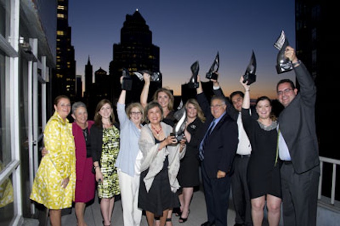 The 2011 winners of ICMAD's CITY Awards for Cosmetic Innovators of the Year.