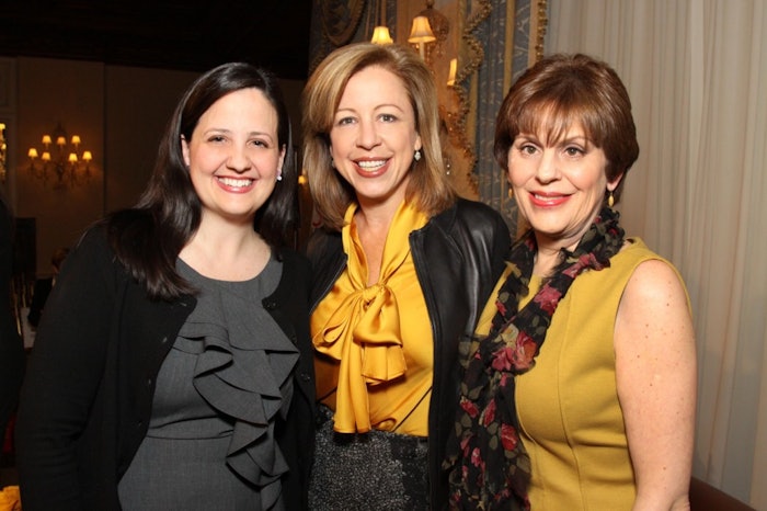 From left, Alexandra Vegas, P&G; Graciela Eleta, Univision; and Linda Levy, Macy’s, discussed Marketing Beauty to the Hispanic Consumer.