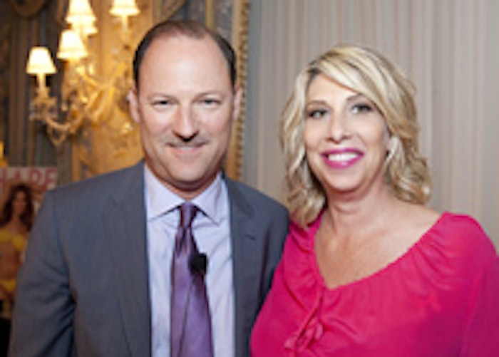 David Greenberg, president, Maybelline New York, Garnier and Essie, and Carolyn Holba, senior vice president, marketing, Maybelline New York, Garnier and Essie, at the CEW Women and Men in Beauty Series event 'Beauty Risk-Taker: Maybelline New York.' (Photo courtesy of Patricia Willis)