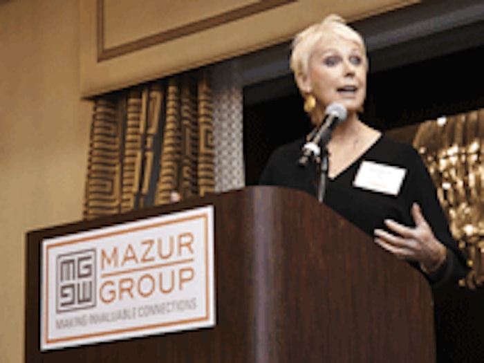Jan Lombardo, president of Go SMiLE, Inc. discusses 'Critical in Small Companies--How to Choose and Develop an Entire Team Invested in Company Success' at the BBR10 event