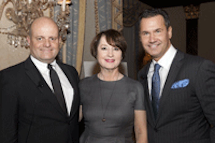 Panelists for CEW's Women & Men In Beauty Series event 'LVMH: Defining the Luxury Landscape:' (from left) Jean-Marc Plisson, CEO, Fresh; Terry Darland, president, LVMH Beauty; and Nicholas Munafo, president, LVMH Fragrance Brands and Acqua Di Parma. (Photo by: Patricia Willis Photography)
