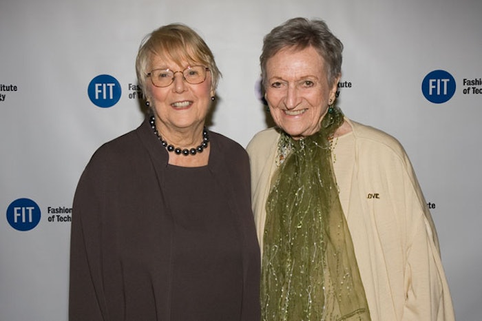 The 25th anniversary celebration for the Fashion Institute of Technology (FIT) Cosmetics and Fragrance Marketing baccalaureate program honored notable graduates of the program, as well as Annette Green (right), president emeritus of The Fragrance Foundation and Peg Smith, the program’s first coordinator.