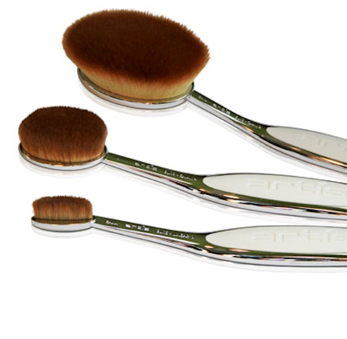 Artis makeup brushes, available from Taiki