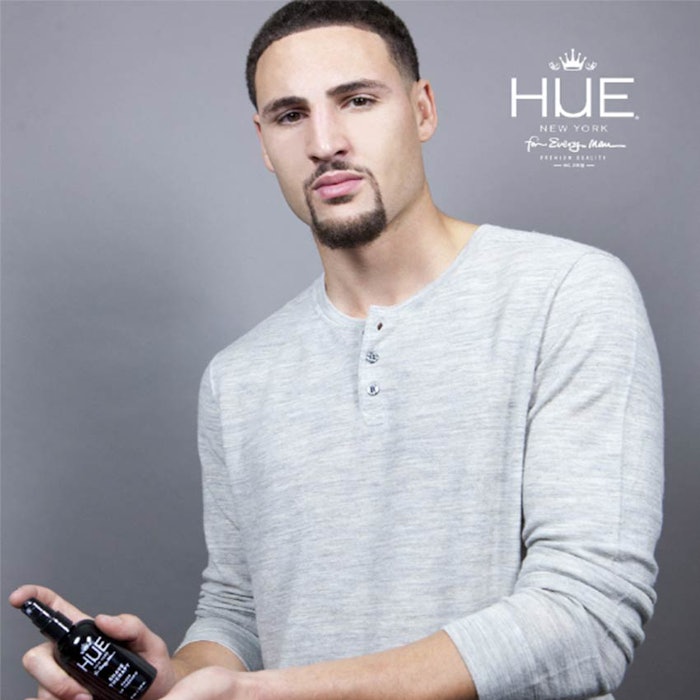 Brand ambassador Klay Thompson said, 'I'm honored to partner with Hue for Every Man as their first official brand ambassador ... I look forward to working with HUE for Every Man to expand their collection and distribution as well as collaborate with them on some exciting projects involving youth in the community.'