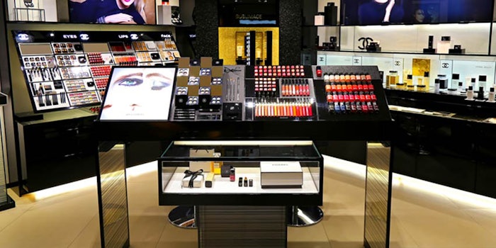 Photo of Chanel Cosmetics Display in a Store