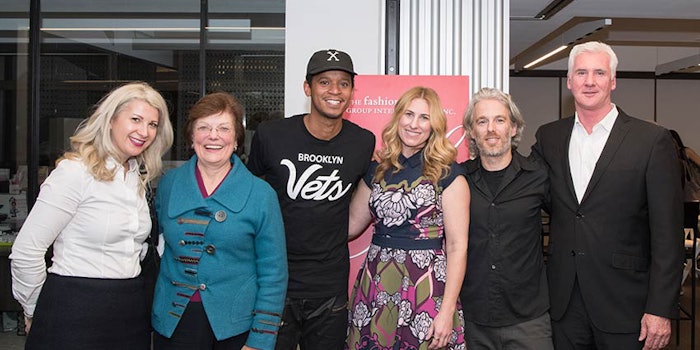 From left: Daniela Ciocan (Cosmoprof), Gail Vance Civille (Sensory Spectrum), Chef Roblé (Roblé & Co.), Kelly Jones (Kelly & Jones/​Takasago), Lior Lev Sercarz (La Boîte Biscuits and Spices) and David Apel (Symrise) at Symrise's Manhattan studio.