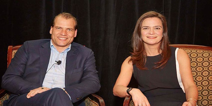 From left: Kees Kruythoff, president, NA, Unilever, and Tamara Rogers, Unilever’s executive vice president of personal care USA, spoke at CEW's latest Newsmakers Forum in New York.