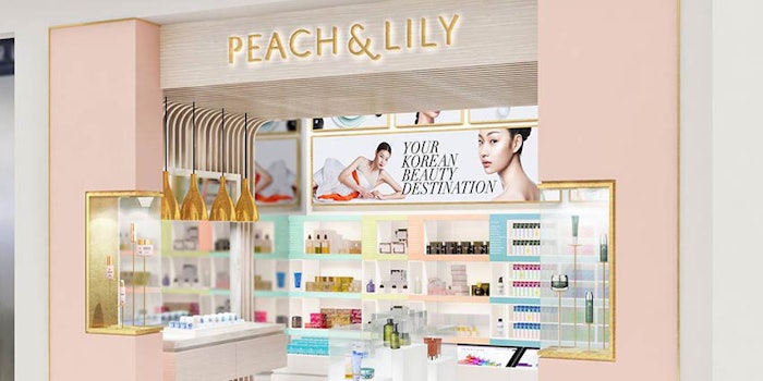 Peach & Lily's first store launch was within Macy's Flushing in New York (pictured) last November.