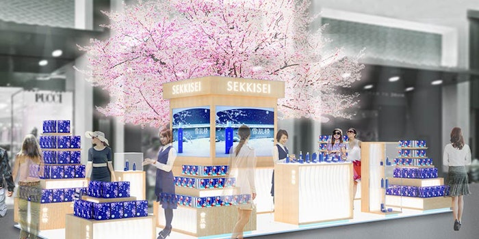 SEKKISEI will inhabit a ground floor open-sell installation at T Galleria, featuring a Japanese sakura blossom tree.