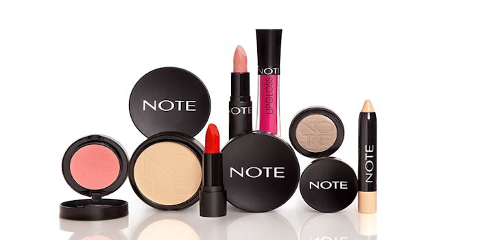 Note's cosmetics will launch at Cosmoprof North America.