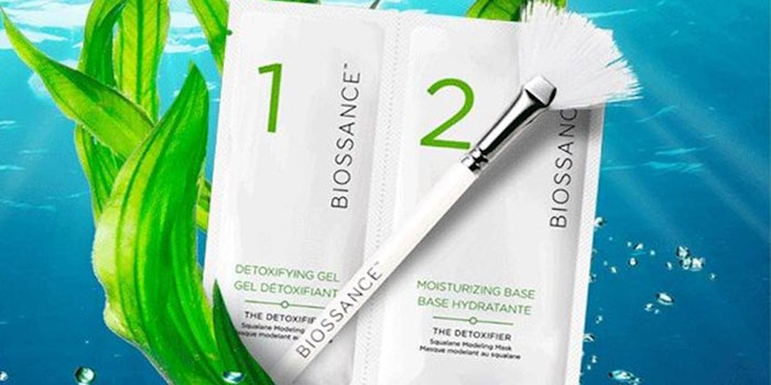 The Detoxifier is a single-use product featuring alginate and plant-derived squalane.