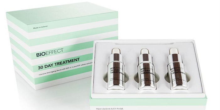 Virospack created an elegant package that also evoked wellness for a facial serum brand.