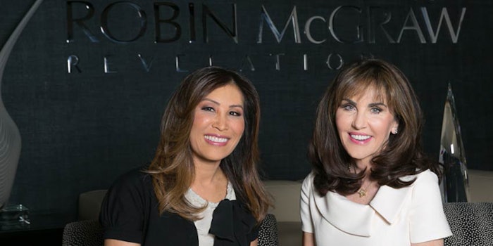 From left: Dr. Jessica Wu and Robin McGraw collaborated on a luxury skin care line, set to launch in November.