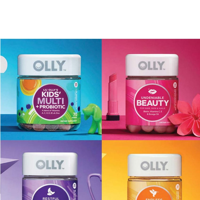 Olly upended the vitamin category by color-coding benefits, creating easy-to-understand variants and offering a fun chewable format.