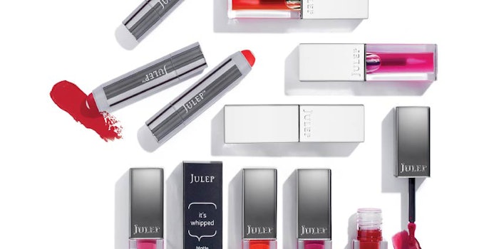 Laura Geller, Julep (pictured) and Clark's Botanicals were Glansaol's inaugural acquisitions because of their 'inspirational founders, high quality products and unique position within the marketplace,' according to the company.