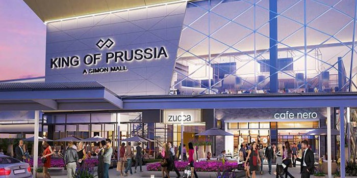 This King of Prussia Mall rendering shows the retail facility's expanded beauty wing.