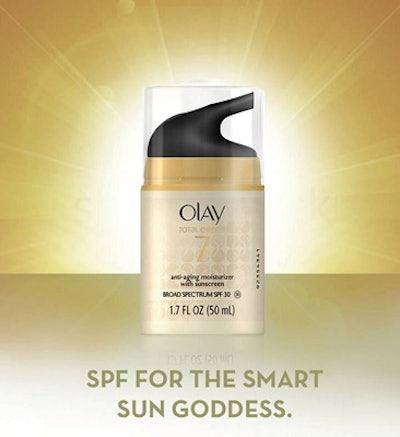 Olay has reformulated its Total Effect with a greater proportion of vitamin E and niacinamide.