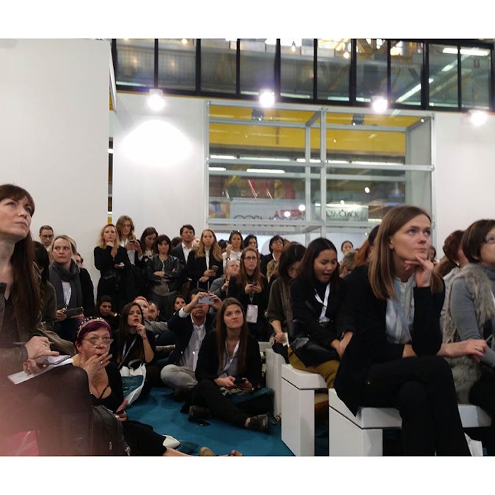 Global Cosmetic Industry editor in chief, Jeb Gleason-Allured, gave a brief presentation on the future of retail, “Frictionless or Experiential?” Gleason-Allured also moderated talks from Hayk Sargsyan, CEO of Supercosmetics, Paolo Penati, CEO of QVC Italia, and Ewa Grigar, project lead consumer products for Kline. Gleason-Allured’s talk can be found at: www.gcimagazine.com/marketstrends/channels/other/