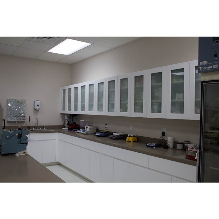 Identipak's laboratory; the company recently received USDA Organic certification for its facility.