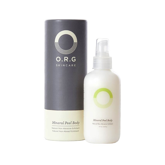 O.R.G. Skincare's Mineral Peel Body.