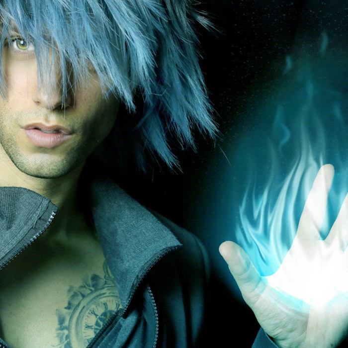 BlueHairandFireMan850