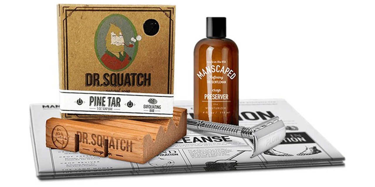 Dr. Squatch Soap Co. Men's, Natural Exfoliating Soap Bar for Men