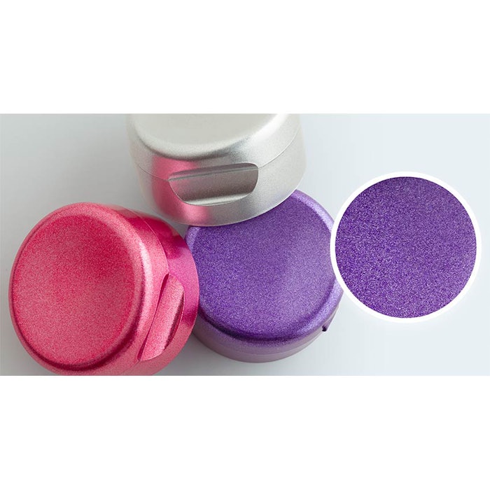 Brands can add sparkling finishes on metal and plastic, Anomatic’s technologies.