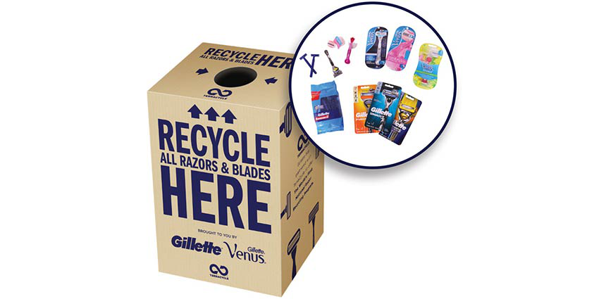 recycle gillette razors