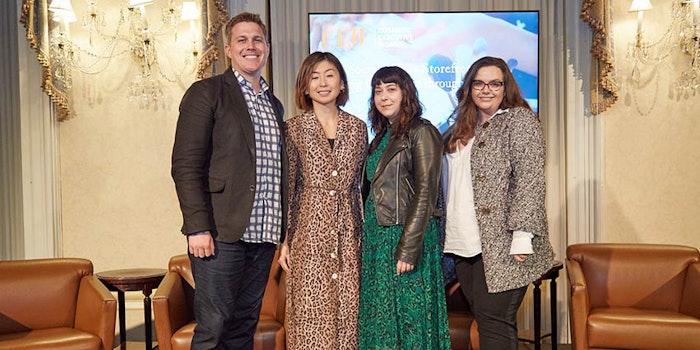 From left: Conor Begley of Tribe Dynamics, Shirley Li of Instagram, Dina Fierro of NARS and Ashton Wall of Seed Beauty.