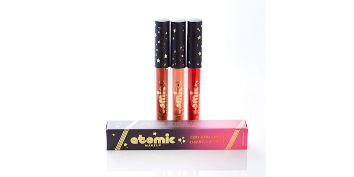 Atomic Makeup CBD-enhanced Liquid Lipsticks