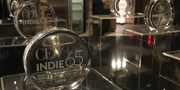 CEW’s Indie65 Awards were created to celebrate the most interesting, impressive and noteworthy indie brands.