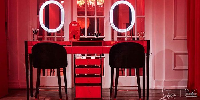 Christian Louboutin Beauty launched a flagship store on Tmall, which marks its first official sales channel in China.