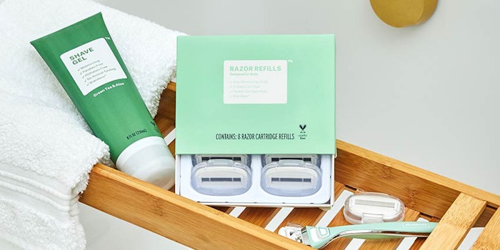 Brandless has launched its first unisex shaving collection with two razor heads designed for the face and body.