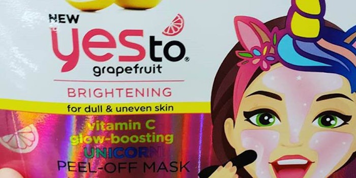 After complaints of chemical burn and allergic reactions, Yes To has recalled its Grapefruit Vitamin C Glow-Boosting Unicorn Paper Mask.
