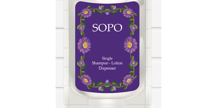 SOPO Dispenser has received a utility patent and will hit the market in March, 2020. The dispenser is designed to reduce countertop clutter and eliminate the need for twisting and squeezing packaging to dispense the product within.