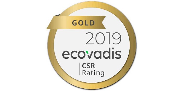 Albéa has been recognized by Ecovadis for 15 years, but for the first time the company has attained Gold status ranking.