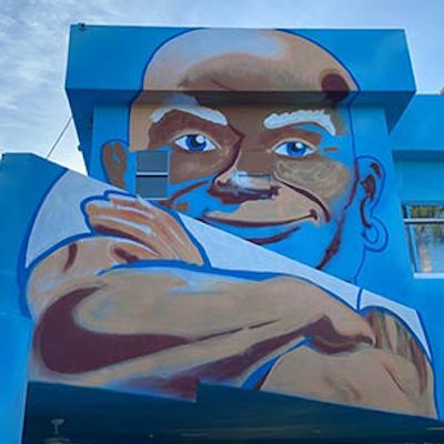 In 2017 Izadi transformed his mansion into a spellbinding work of art to honor the victims of the Las Vegas shootings. The latest makeover, Quarantine Mansion, raises awareness and funds, for those most in need of PPE in the United States, through a charity website set up by Izadi called First Responder Source.