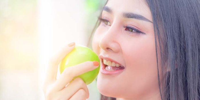 WomanHealthySkinGreenApple850x425