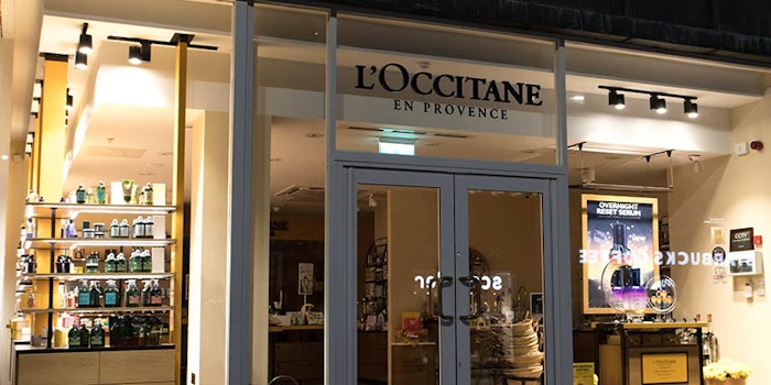 Closed shops boosted L'Occitane's online sales.
