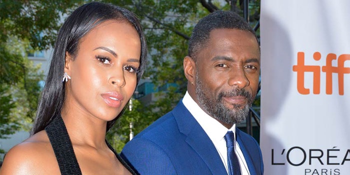 Idris Elba and his wife Sabrina Dhowre file trademark applications for the launch of a beauty range featuring cosmetics, skin care and more.